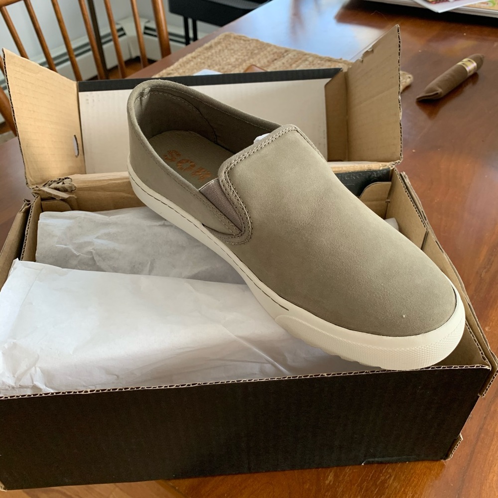 Waterproof Suede Slip-On Sneaker